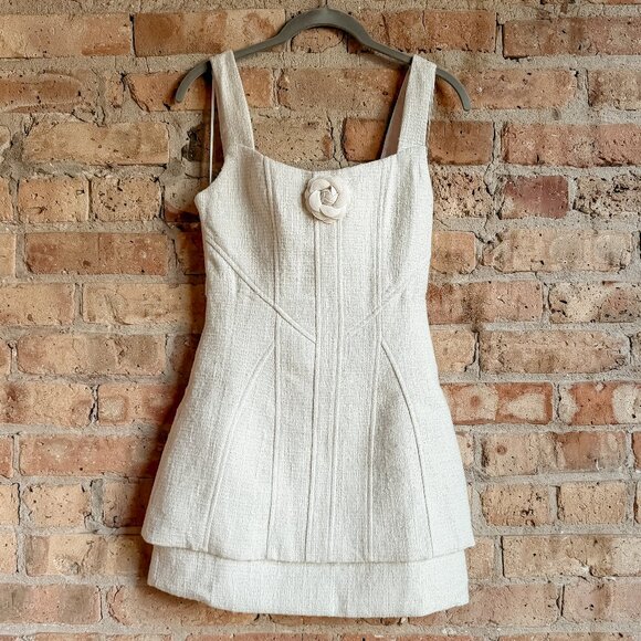 Chic Cream Mini Dress - Picture 8 of 16